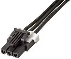 CABLE ASSY, MINI-FIT 3P RCPT-RCPT, 11.8" 145135-0303