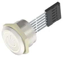 VANDAL RESISTANT SW, SPST, 1A, 24V, PANL AVC22MAIOFE1DT5A04