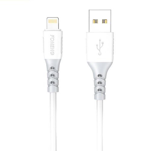 USB to Lightning Cable Foneng X66, 20W, 3A, 1m (white), Foneng X66 iPhone
