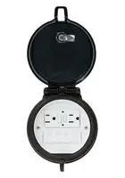 DATA ACCESS PORT, 3" BASE W/BLACK COVER DAP3BB-S0