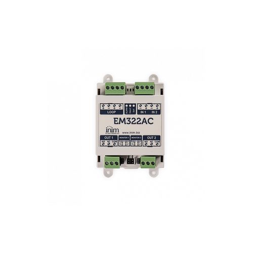 Addressable relay module Enea EM322AC (2x I/O) IOMEM322AC