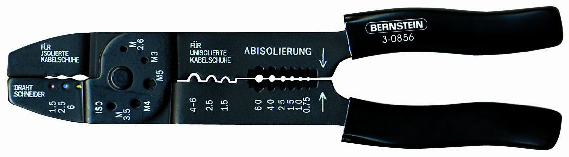 Crimp tool for terminals, 230 mm 3-0856