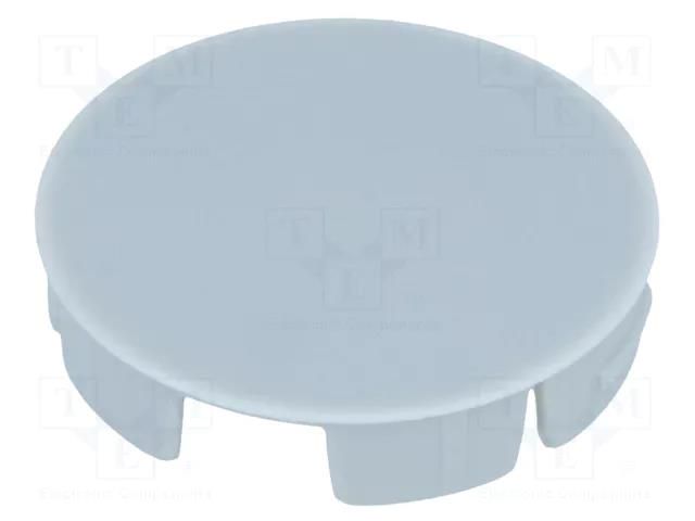 Cap; polyamide; grey; push-in OKW A3240007