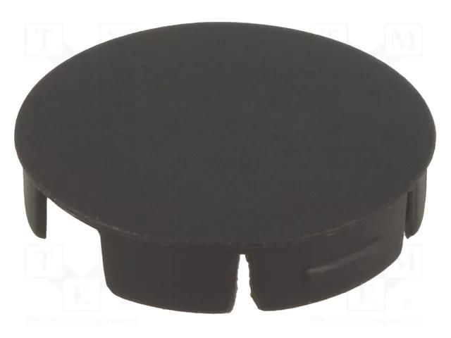 Cap; polyamide; black; push-in OKW A3216009