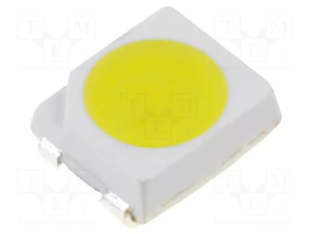 LED; white cold; SMD; 3528,PLCC2; 8÷8.5lm; 6000K; 120°; 20mA OPTOFLASH OF-SMD3528W-S1