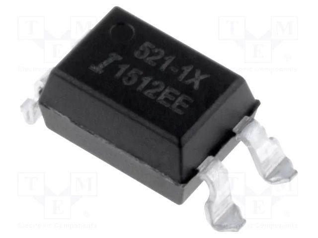 Optocoupler; SMD; Ch: 1; OUT: transistor; Uinsul: 5.3kV; Uce: 55V ISOCOM TLP521-1XSM