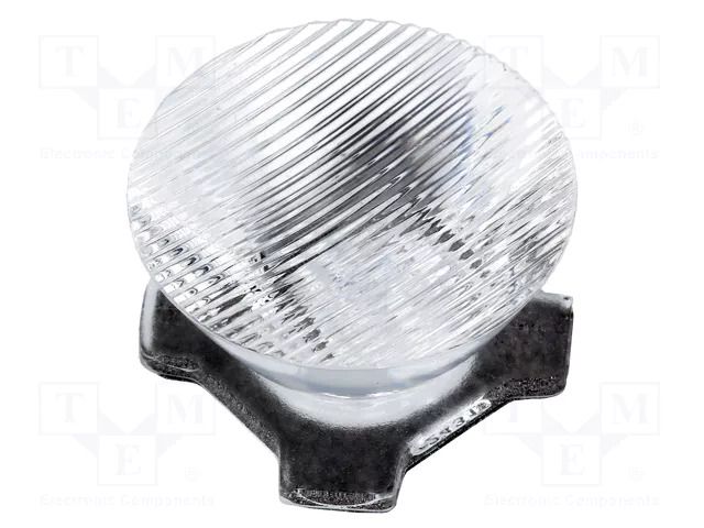LED lens; round; transparent; 7.5/55°; Mounting: adhesive tape LEDIL CA11266