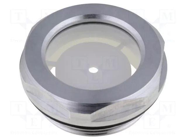 Level indicator; Inspect.hole dia: 32mm; M42; aluminium ELESA+GANTER GN743-32-M42X1.5-A
