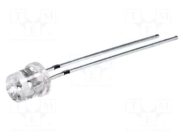 LED; red; 5mm; 750÷1000mcd; 140°; Front: flat; 1.8÷2.6VDC OPTOSUPPLY OSR5PA57E1A