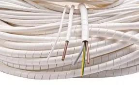 SPIRAL BINDING, 6MM OD, WHITE, 50M PP002672