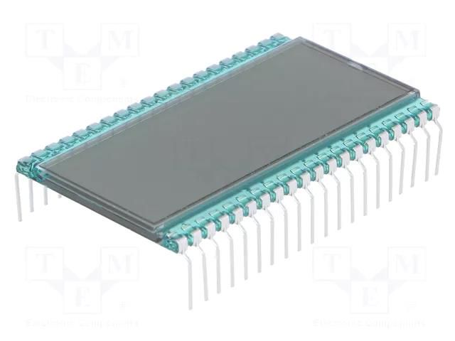 Display: LCD; 7-segment; STN Positive; No.of dig: 4; Char: 12.7mm DISPLAY ELEKTRONIK DE119-TU-30/8.4