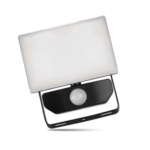LED Floodlight TAMBO with motion sensor, 10 W, 1000 lm, black, EMOS ZS2912 8592920139790