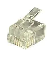 CONN, RJ12 PLUG, 6P6C, 1 PORT, CABLE PXSPDY12#10