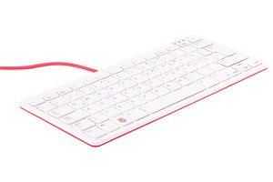 RASPBERRY PI KEYBOARD, RED/WHITE, DE RPI-KEYB (DE)-RED/WHITE