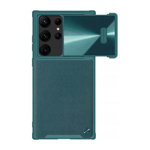 Nillkin CamShield Leather S case for Samsung Galaxy S23 Ultra (Exuberant Green), Nillkin 6902048258235