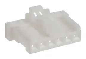 RCPT HOUSING, 6POS, 2.5MM, PA, WHITE DF1E-6S-2.5C