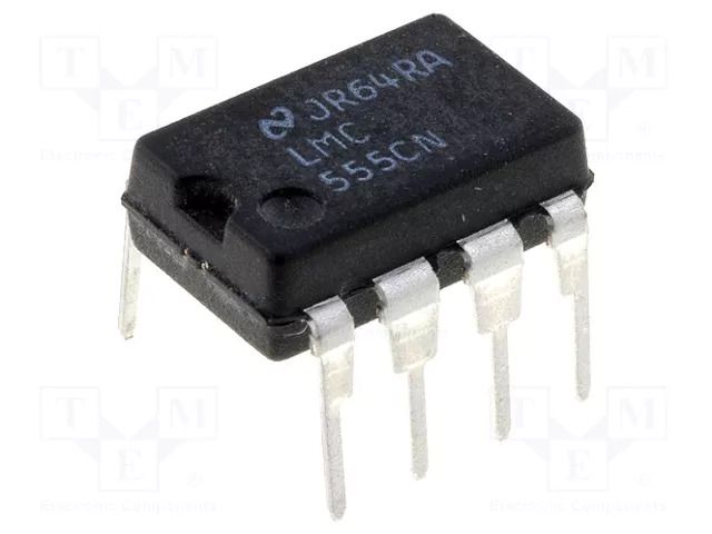 IC: peripheral circuit; astable,monostable,RC timer; 3MHz; DIP8 TEXAS INSTRUMENTS LMC555CN/NOPB