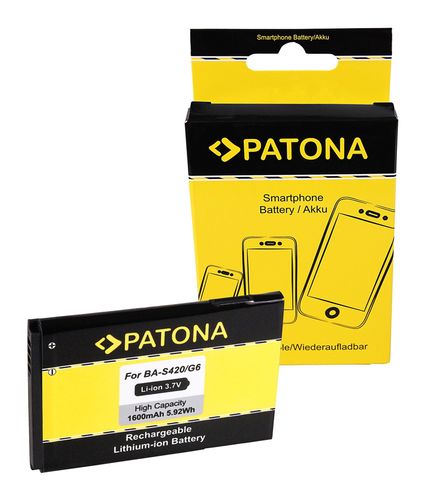 PATONA Battery f HTC BA-S420 HTC 7 Trophy A3333 A6363 T8686 T8689 BA-S440, PATONA 3027 4260317093331