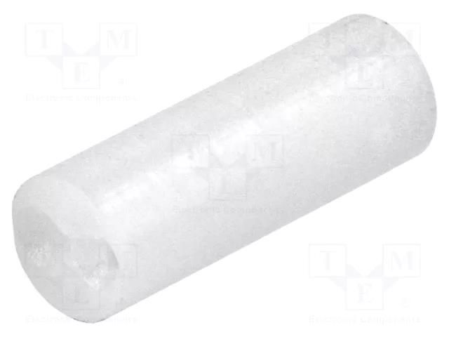 Spacer sleeve; LED; Øout: 5mm; ØLED: 5mm; L: 14mm; natural; UL94V-2 FIX&FASTEN FIX-LED-14
