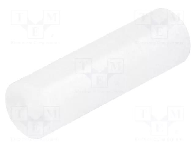 Spacer sleeve; LED; Øout: 5mm; ØLED: 5mm; L: 17mm; natural; UL94V-2 FIX&FASTEN FIX-LED-17