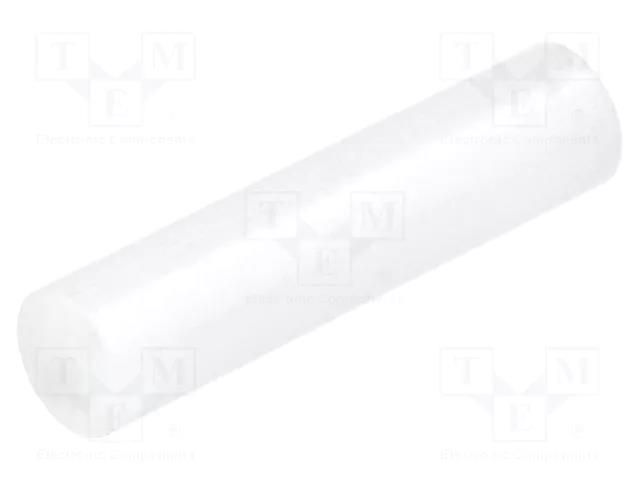 Spacer sleeve; LED; Øout: 5mm; ØLED: 5mm; L: 21mm; natural; UL94V-2 FIX&FASTEN FIX-LED-21