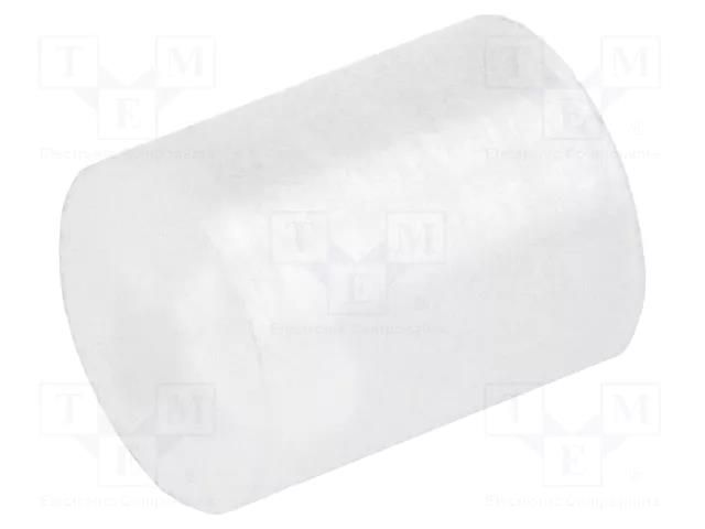 Spacer sleeve; LED; Øout: 5mm; ØLED: 5mm; L: 6mm; natural; UL94V-2 FIX&FASTEN FIX-LED-6