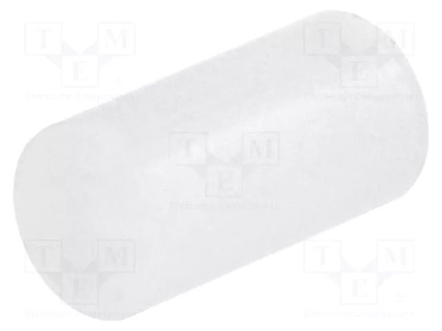 Spacer sleeve; LED; Øout: 5mm; ØLED: 5mm; L: 9.5mm; natural; UL94V-2 FIX&FASTEN FIX-LED-9.5