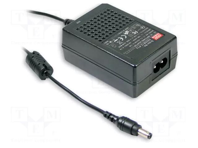 Power supply: switching; 12VDC; 2.08A; Out: 5,5/2,1; 25W; 80÷264VAC MEAN WELL GSM25B12-P1J