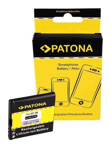 PATONA Battery f. Nokia BP-5M 100 5610 5700 6110NAV 6220 6500s 6500, PATONA 3032 4260317093386