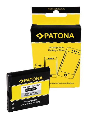 PATONA Battery f. Nokia BP-6MT E51 Nokia N81 N81-8GB N82 6720 classic, PATONA 3034 4260317093409