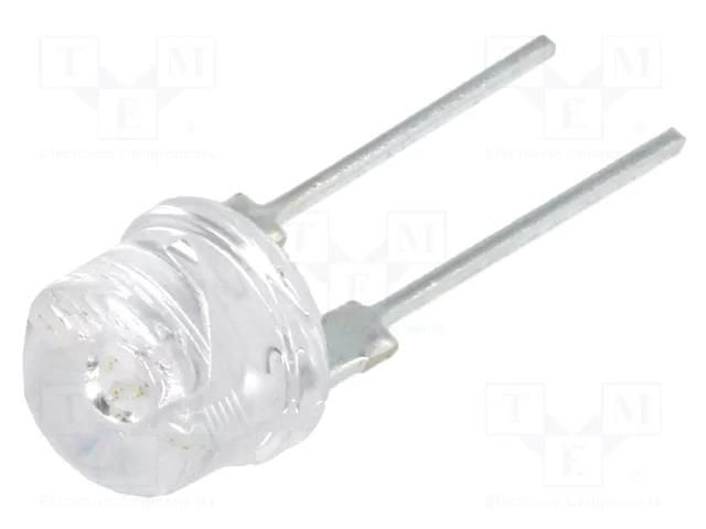 LED; green; 8mm; 140°; Front: convex; 8.4÷10.8VDC; No.of term: 2 OPTOSUPPLY OSG58387E1U