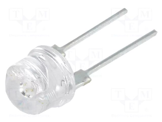 LED; green; 8mm; 140°; Front: convex; 8.4÷10.8VDC; No.of term: 2 OPTOSUPPLY OSG58387E1U