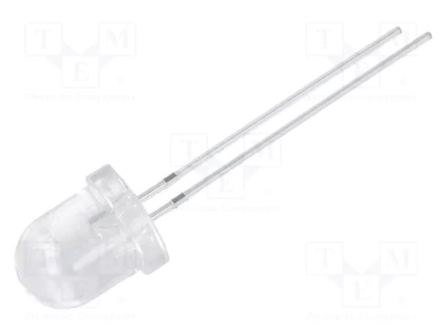 LED; blue; 8mm; 4200÷5200mcd; 30°; Front: convex; 2.9÷3.6VDC OPTOSUPPLY OSB5SA8131A