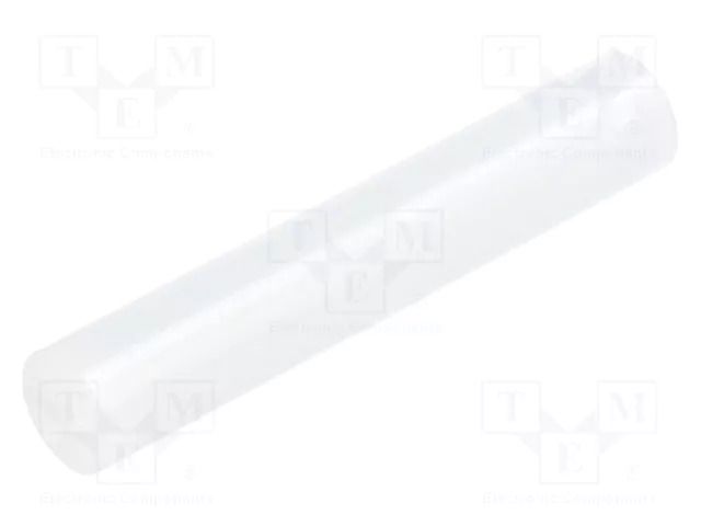 Spacer sleeve; LED; Øout: 5mm; ØLED: 5mm; L: 28mm; natural; UL94V-2 FIX&FASTEN FIX-LED-28