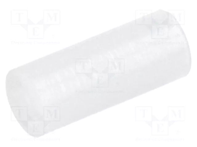 Spacer sleeve; LED; Øout: 5mm; ØLED: 5mm; L: 12mm; natural; UL94V-2 FIX&FASTEN FIX-LED-12