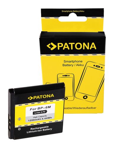 PATONA Battery f. Nokia BP-6M 3250 3250 6151 6233 6234 6280 6288 9300, PATONA 3037 4260317093430