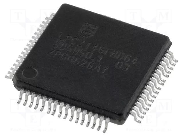 IC: ARM7TDMI microcontroller; 40kBSRAM; Flash: 256kx8bit; LQFP64 NXP LPC2146FBD64