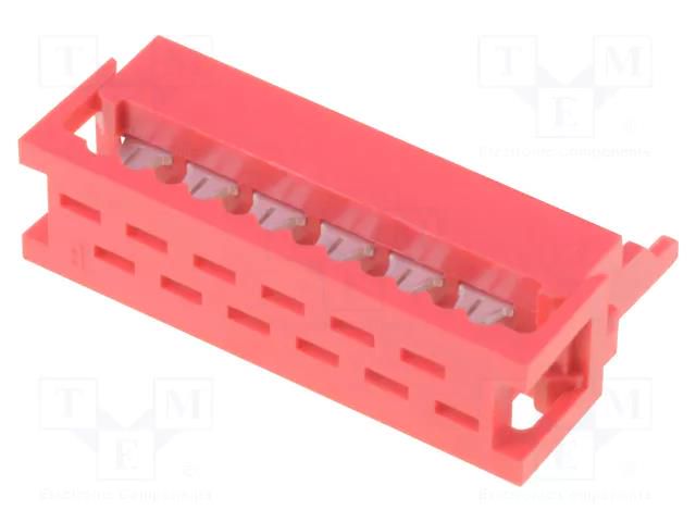 Connector: wire-board; plug; male; PIN: 12; 1.5A; IDC; 2x6; 30mΩ CONNFLY DS1015-01-12R6