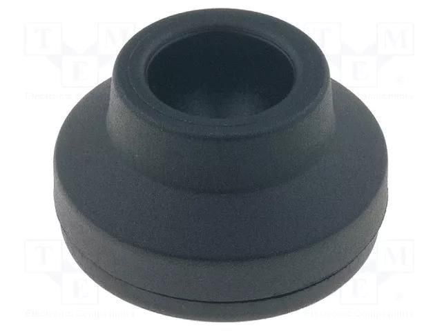 Foot; with no-slip disk; Base dia: 32mm; polyamide; H: 15mm ELESA+GANTER LS.A-32-14-AS