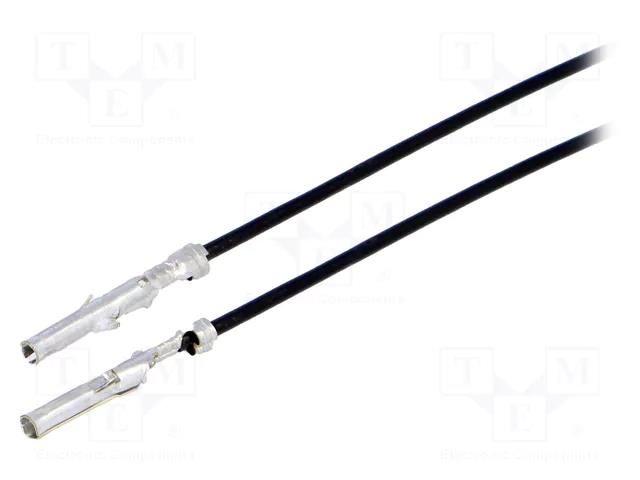 Cable with connectors; Standard .062" female; Len: 0.3m; 22AWG MOLEX MX-68801-4057