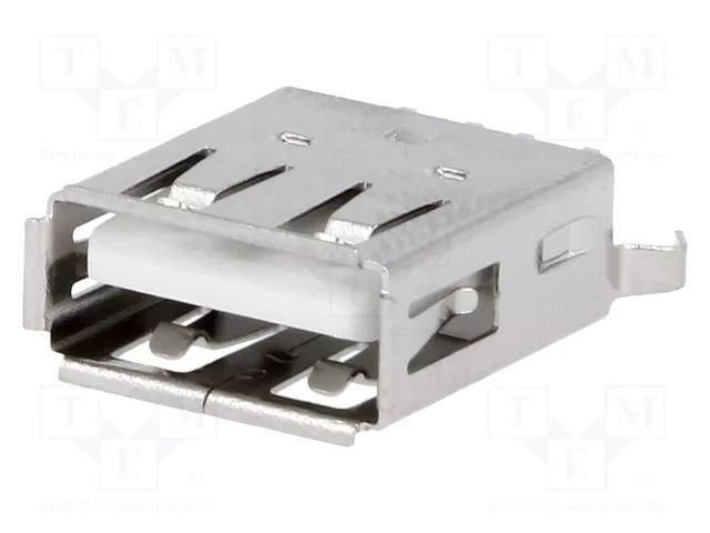 Connector: USB A; socket; on PCBs; THT; PIN: 4; straight WÜRTH ELEKTRONIK 614004135023