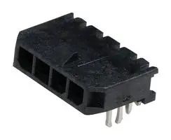 CONNECTOR, HEADER, 4POS, 1ROW, 3MM 43650-0404