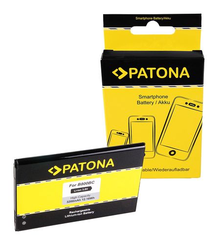 PATONA Battery f Samsung B800 Galaxy Note 3 SC-01F SCL22 SGH-N075 SM-N900, PATONA 3058 4260317093638