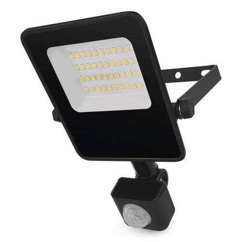 LED Floodlight VISIO with motion sensor, 20 W, black, neutral white, EMOS ZS2923 8592920142059