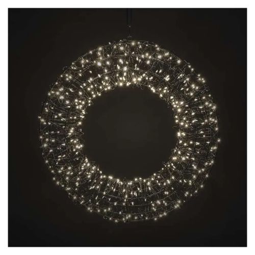 LED Christmas wreath, 480 LED, indoor and outdoor, warm white, EMOS DCTW34 8592920148990