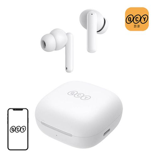 Wireless Earphones TWS QCY T13 ANC (white), QCY T13 ANC-White