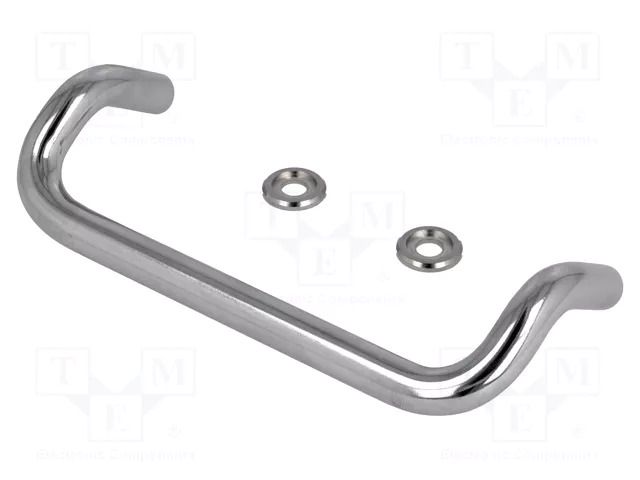Holder; chromium plated steel; chromium plated; H: 47mm; GN 425.1 ELESA+GANTER GN425.1-10-120-CR