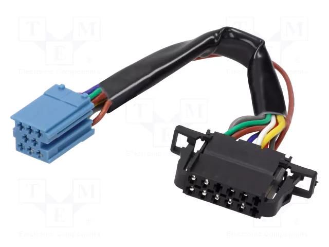 Cable for CD changer; ISO mini socket 8pin,VW, Audi 12pin 4CARMEDIA CD-RF.00