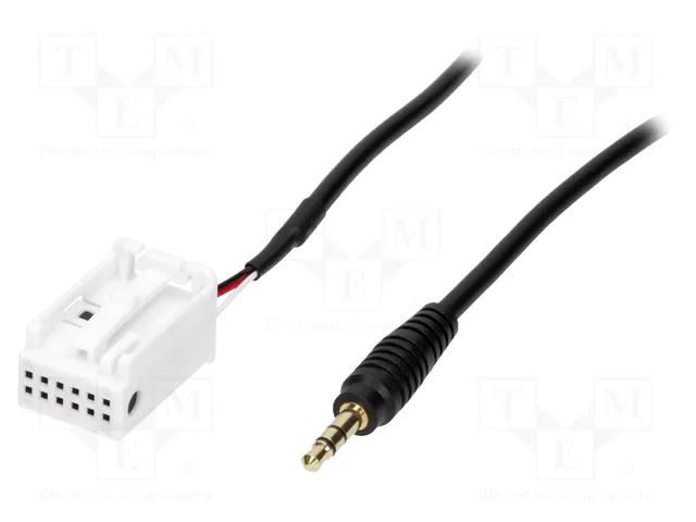 Aux adapter; Jack 3,5mm; Audi; 0.8m 4CARMEDIA AUX-AUDI.01-JACK