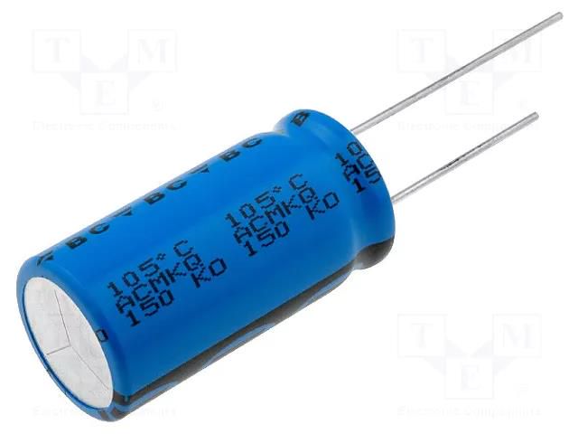 Capacitor: electrolytic; low ESR; THT; 1000uF; 63VDC; Ø16x31mm VISHAY MAL215058102E3